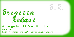 brigitta rekasi business card